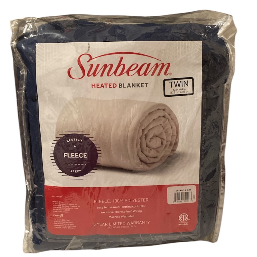 Sunbeam Heated Blanket NIB